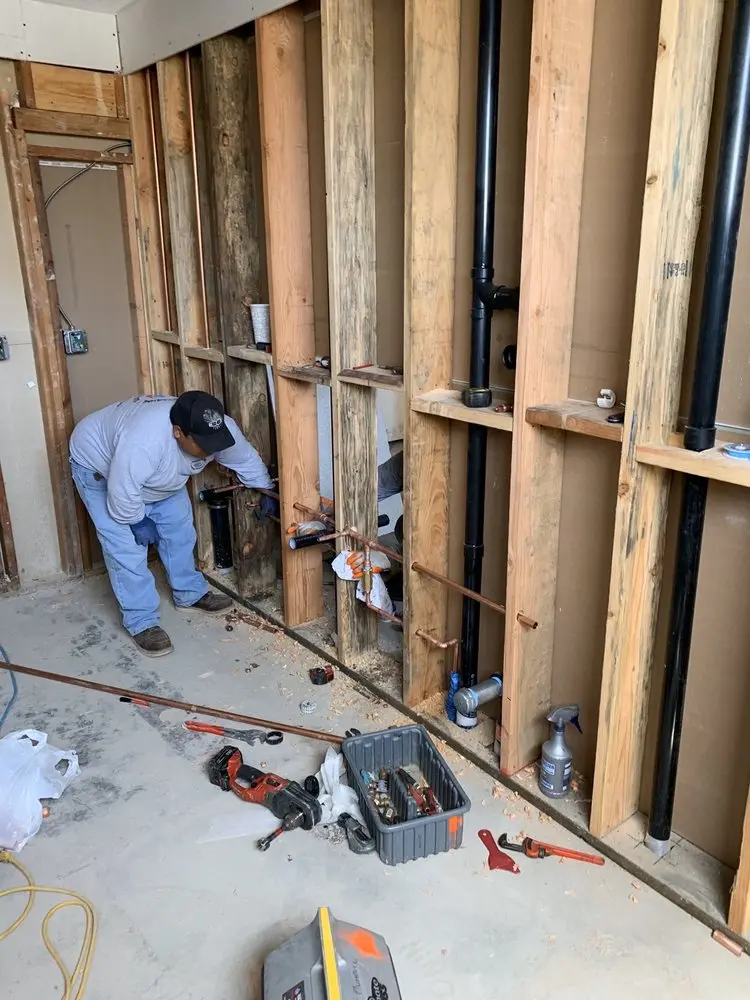 Commercial rough-in plumbing for Water Heater Replacement in Red Hill